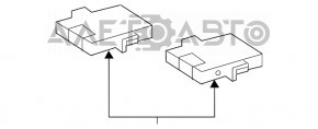 Blocul de aprindere LED Toyota Camry V55 15-17