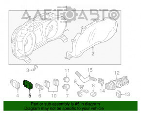 Butonul de dezactivare a stabilizării Mitsubishi Outlander Sport ASX 10-