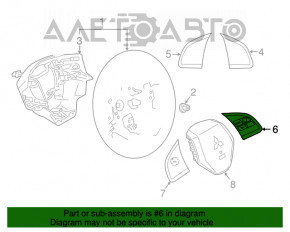 Кнопки управления на руле правое Mitsubishi Eclipse Cross 18-