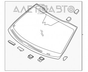 Geam parbriz Kia Optima 16-