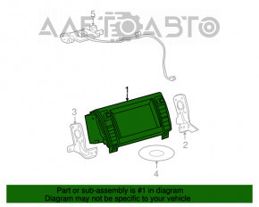 Monitor, display Toyota Sequoia 08-16