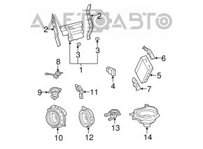 Магнитофон, CD-changer, Радио, Панель Lexus ES350 07-09