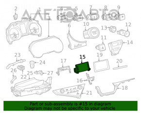 Monitor, display, navigație Toyota Camry v70 21-