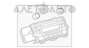 Monitor, display, navigație Toyota Prius 30 13-15