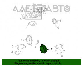 Динамик задний левый Toyota Prius V 12-17 JBL