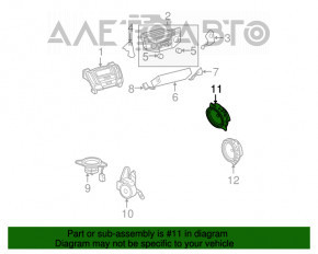 Динамик дверной передний левый Lexus RX300 RX330 RX350 RX400h 04-09 надломан корпус