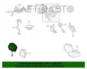 Difuzor ușă față dreapta Lexus RX350 RX450h 10-15