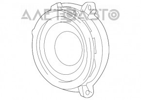 Difuzor ușă spate dreapta Lexus RX350 RX450h 10-15