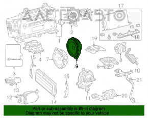 Difuzor spate dreapta Lexus NX200t NX300 NX300h 15-21