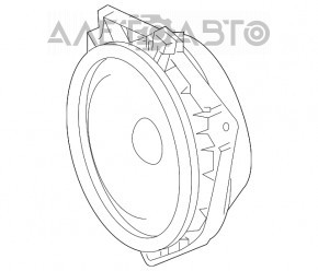 Difuzor spate stânga Lexus RX350 RX450h 16-22