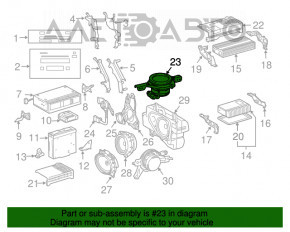 Difuzor torpedo Lexus GX470 03-09