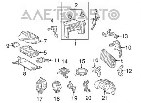 Difuzor ușă față dreapta Lexus CT200h 11-17