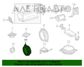 Динамик задний правый Lexus RX350 RX450h 16-22 Mark Levinson