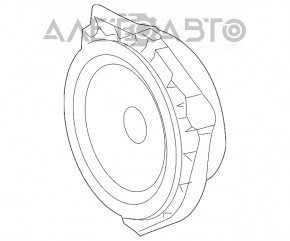 Difuzor ușă față stânga Lexus NX200t NX300 NX300h 15-21 3 ohmi