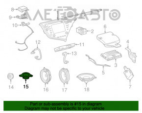 Динамик торпедный правый Toyota Camry v55 15-17 usa