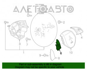 Кнопки управления на руле левые Mitsubishi Eclipse Cross 18-