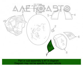 Кнопки управления на руле левые Mitsubishi Outlander Sport ASX 14-15