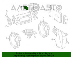 Hub USB AUX Toyota Prius 50 16-