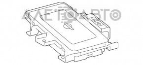 Pad de încărcare wireless Toyota Prius 16-