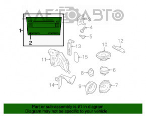 CD-changer Subaru Outback 10-14