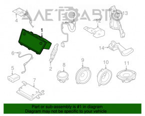 Radio-casetofon Subaru Outback 15-19 Clarion