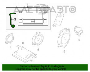 Radio Subaru Forester 14-18 SJ Clarion