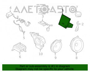 Monitor, display 6,5" Subaru Forester 19- SK