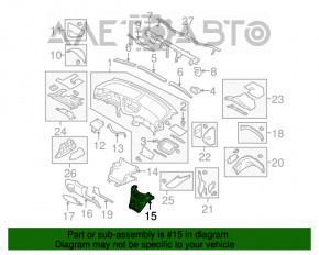 Панель управления Subaru b10 Tribeca