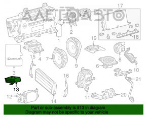 Modul activ de sunet Lexus NX300 18-21