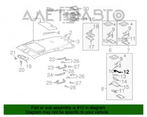 Microfonul Lexus RX300 RX330 RX350 RX400h 04-09