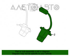 Camera de vizionare spate pentru Subaru Outback 15-19