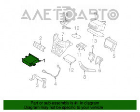 Computer de navigație Subaru B10 Tribeca