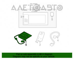 ANTENĂ GPS Subaru Forester 14-18 SJ