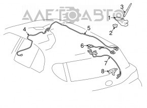 ANTENNA RADIO AMPLIFIER Lexus CT200h 11-17