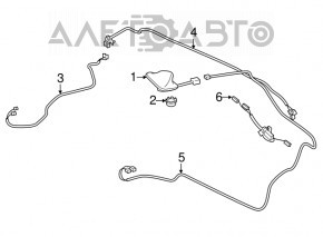 MODUL DE RECEPTOR AL AMPLIFICATORULUI DE ANTENĂ ASAMBLATĂ Toyota Camry v50 12-14 SUA