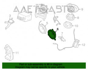 Difuzor ușă spate dreapta Subaru B9 Tribeca