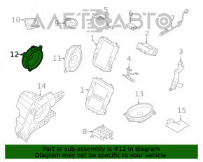 Динамик задний правый Subaru Outback 20-