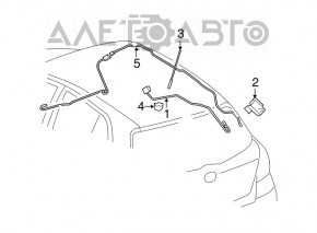 Tijă radio antenă Toyota Prius 20 04-09 nou original