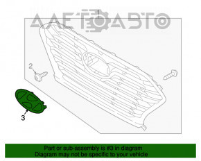 Grila radiatorului Hyundai Sonata 18-19