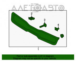 Grila radiatorului Kia Soul 14-16 pre-restilizare