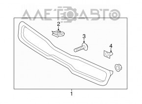 Grila radiatorului Kia Soul 14-16 pre-restilizare