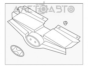 Grila radiatorului Hyundai Veloster 12-17 nouă originală OEM