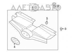 Grila radiatorului Hyundai Veloster 12-17 Taiwan nou OEM original