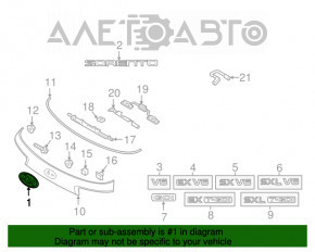 Emblema siglei portbagajului Kia Sorento 16-20