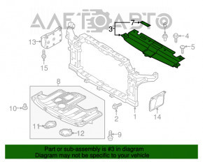 Husa televizor Kia Soul 14-19 nou OEM original