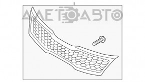 Grila radiatorului Kia Optima 11-13 hibrid pre-restilizare