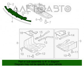 Husa televizor Kia Optima 14-15 restilizat nou OEM original