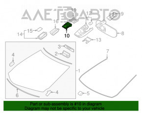 Camera de monitorizare a benzii pentru Lexus RX350 RX450h 16-17 pe parbriz