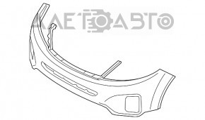 Bara față goală partea de sus Kia Sorento 14-15 restilizată