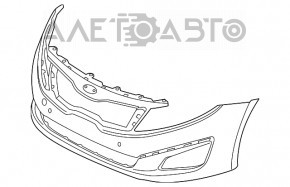 Bara față goală Kia Optima 14-15 restilizată, nouă, neoriginală.